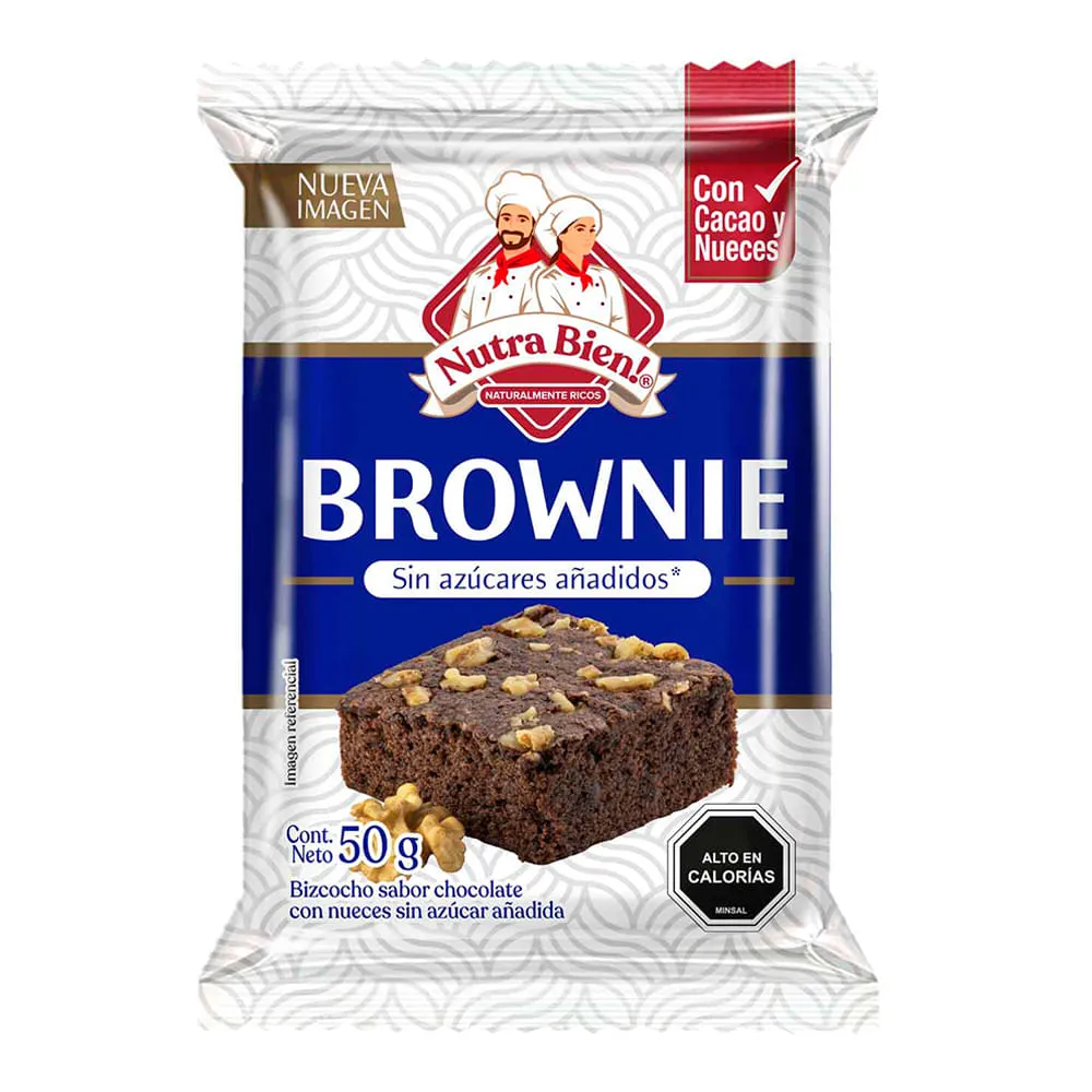 BROWNIE SIN AZÚCAR IDEAL - SNACKLIFE.CL