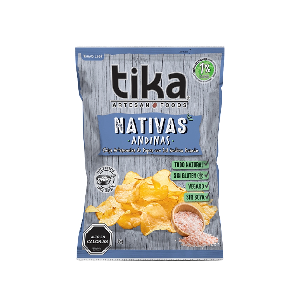 TIKA NATIVA 35 GRS - SNACKLIFE.CL